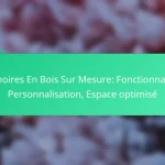 Armoires En Bois Sur Mesure: Fonctionnalité, Personnalisation, Espace optimisé
