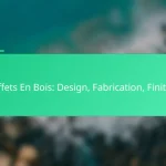 Buffets En Bois: Design, Fabrication, Finition