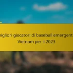 I migliori giocatori di baseball emergenti in Vietnam per il 2023