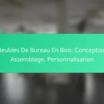 Meubles De Bureau En Bois: Conception, Assemblage, Personnalisation