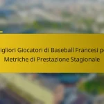 Migliori Giocatori di Baseball Francesi per Metriche di Prestazione Stagionale