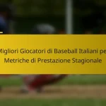 Migliori Giocatori di Baseball Italiani per Metriche di Prestazione Stagionale