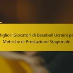 Migliori Giocatori di Baseball Ucraini per Metriche di Prestazione Stagionale